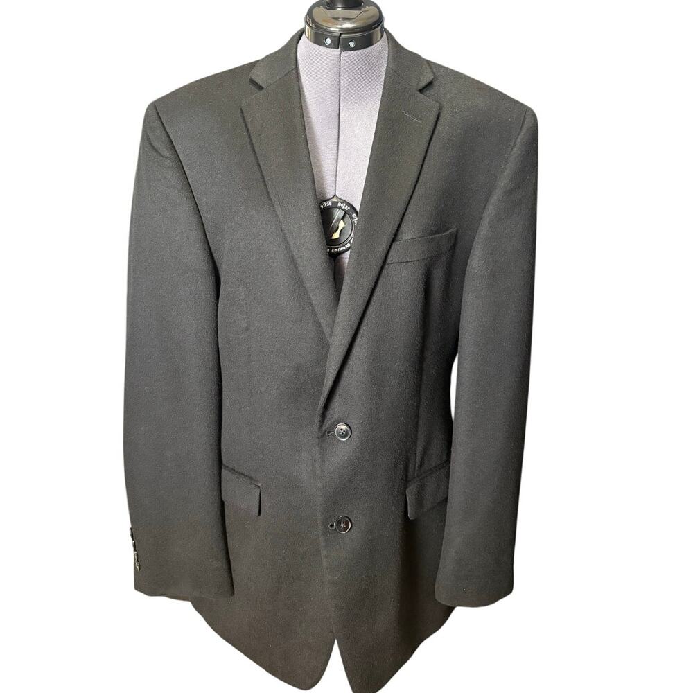 Calvin Klein Black 100% Cashmere Blazer Men’s 42L Sport Coat